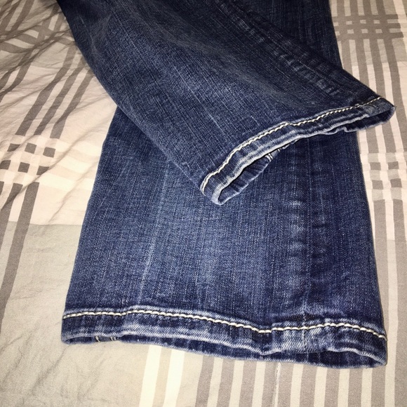 Miss Me Jeans Sz 27 27.5x32 embroidery embellished - Picture 9 of 11